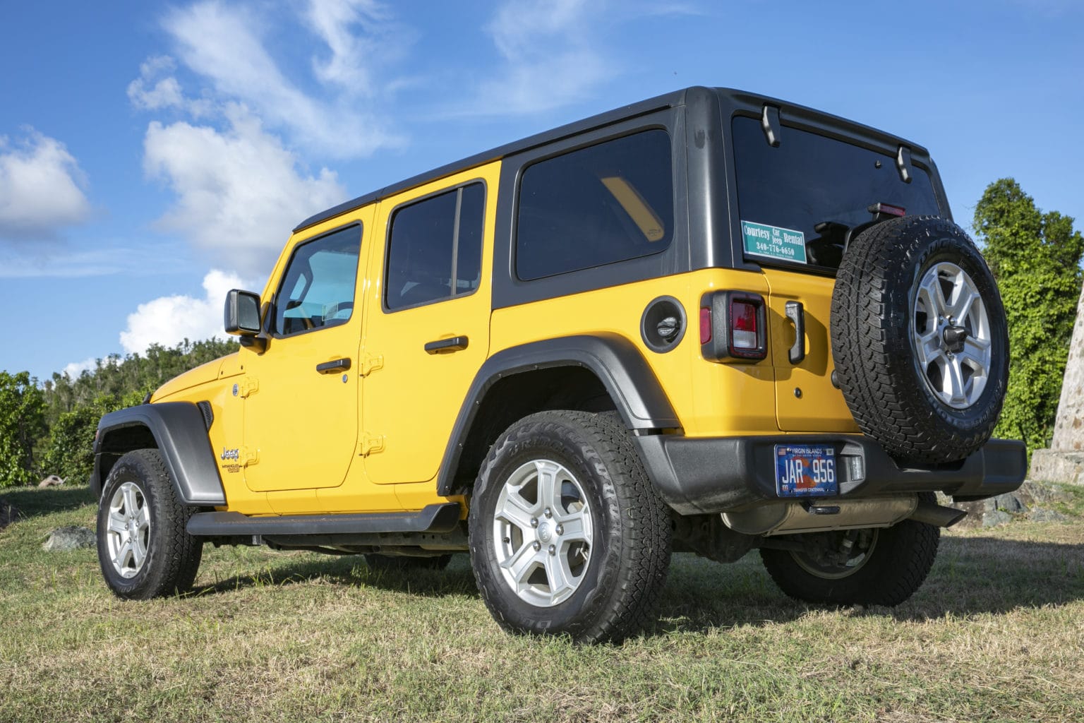 4DR Jeep Wrangler Premium Courtesy Car & Jeep Rental
